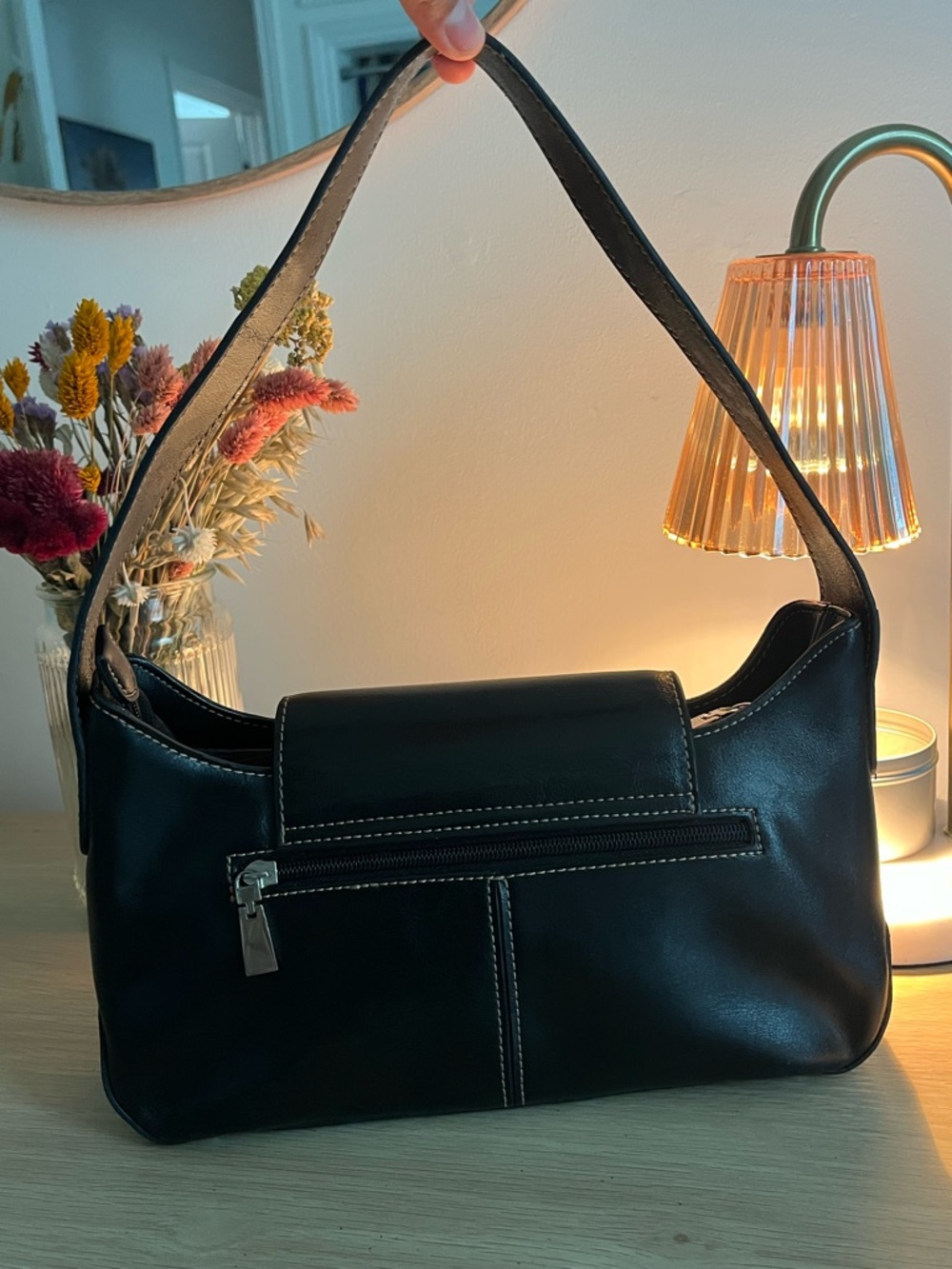 Gucci Black Leather Shoulder Hobo Bag - Picture 5 of 16